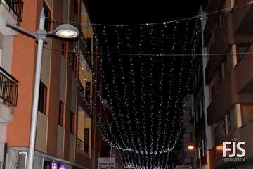 Telde da la bienvenida a la Navidad con el encendido de la decoración callejera/TA y Francisco Javier Santana.